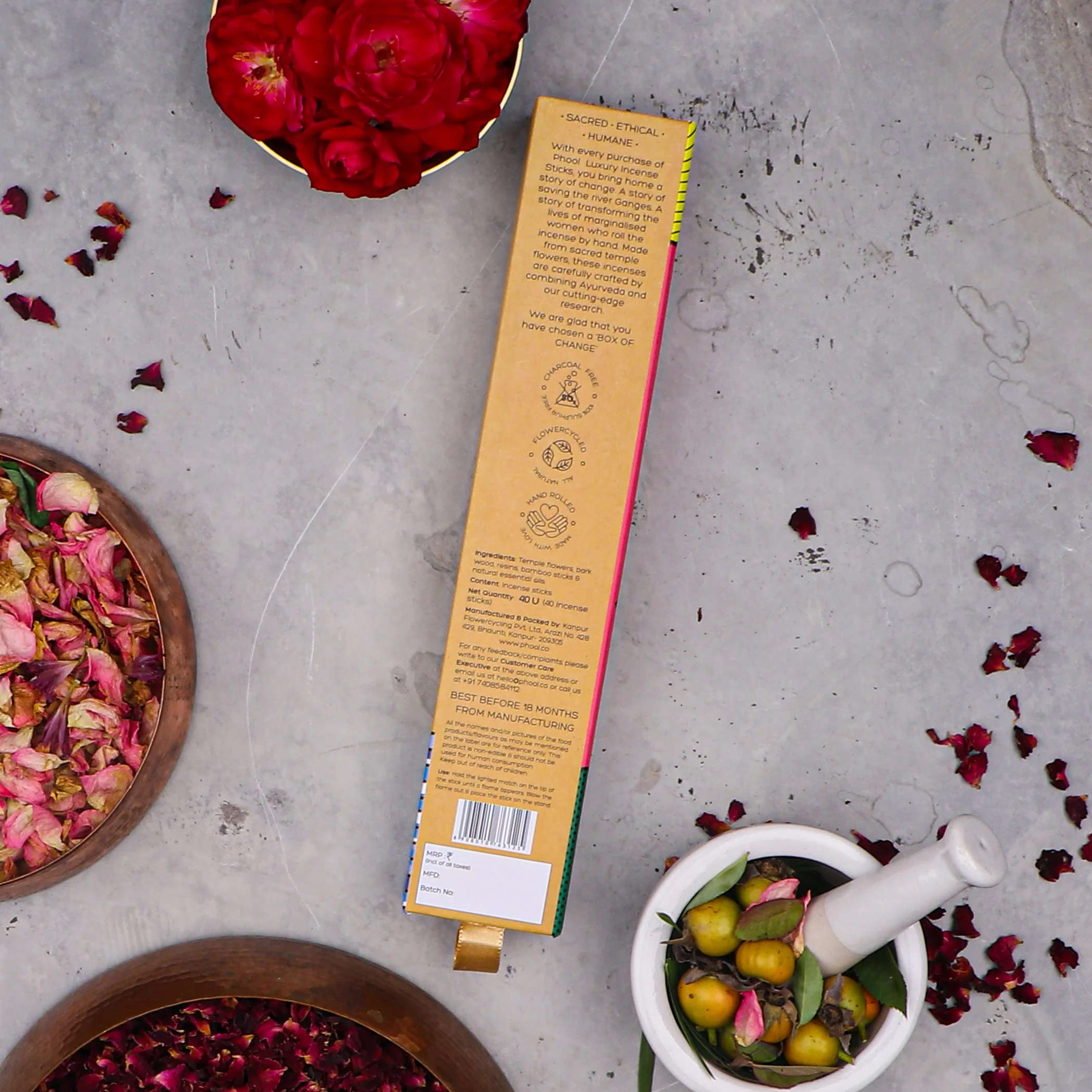 Phool Natural Incense Sticks - Indian Rose - Image 4